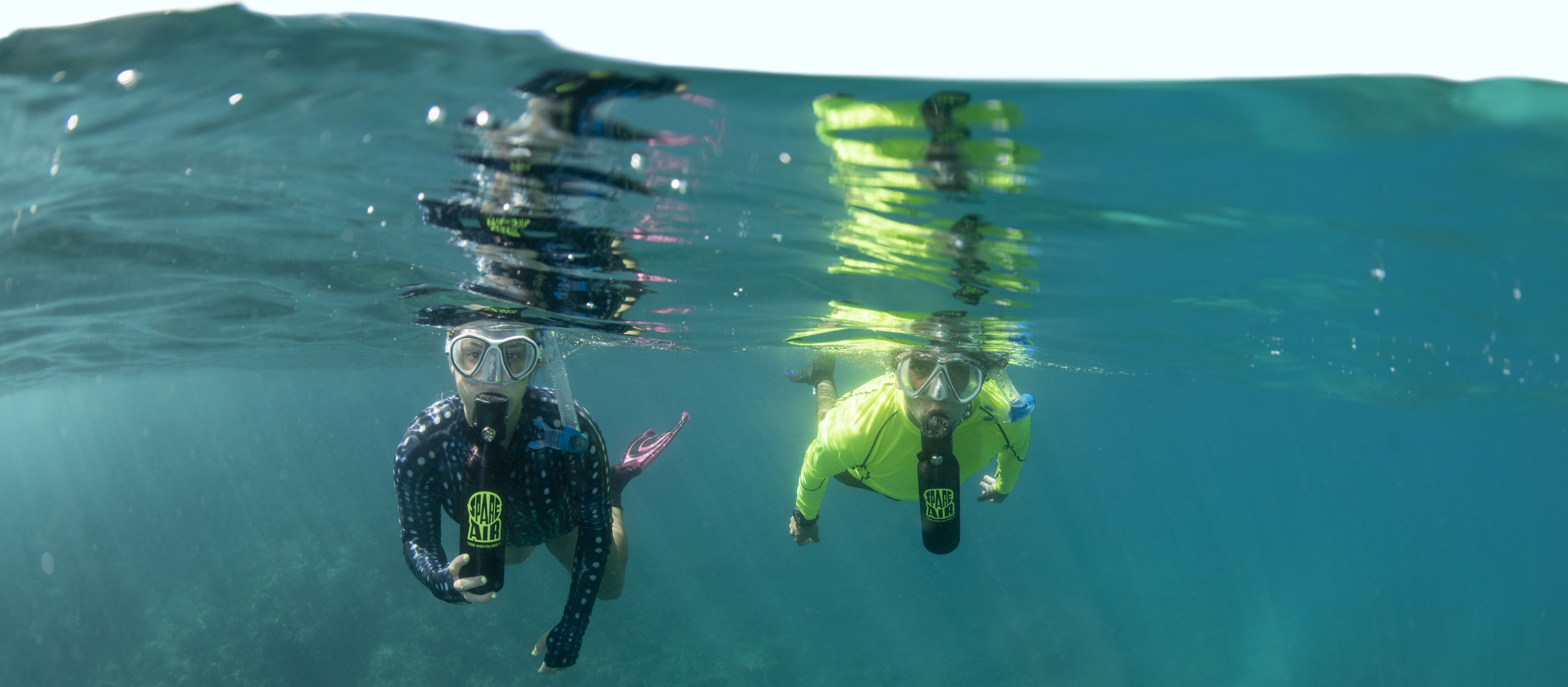 Spare Air underwater